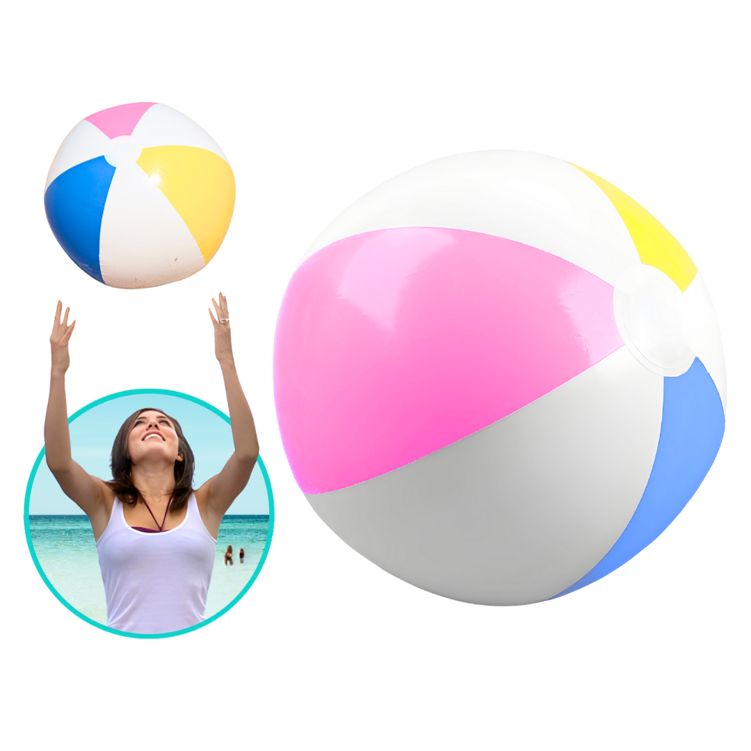 Bola De Praia Piscina Inflável Gigante Colorida Criança 40cm