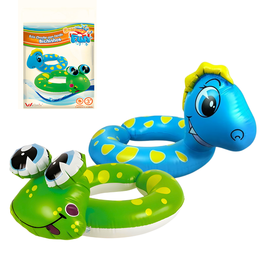 Boia De Sapo Circular Redonda Inflável Infantil Piscina Criança Bebe