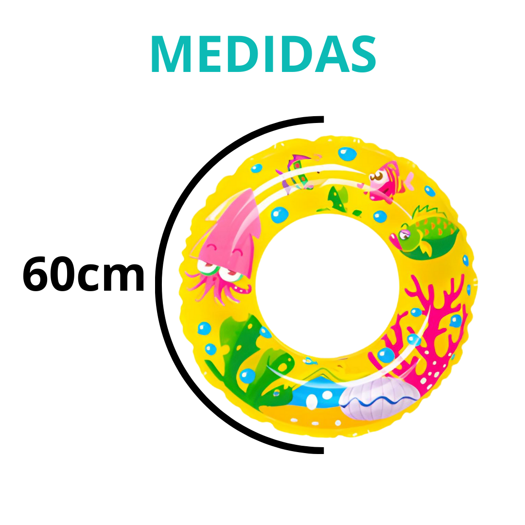 Boia Infantil Inflável Redonda Proteção Piscina Praia 60cm