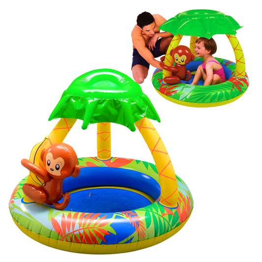 Piscina Inflavel Infantil Macaquinho102X80cm 53L - WS17044