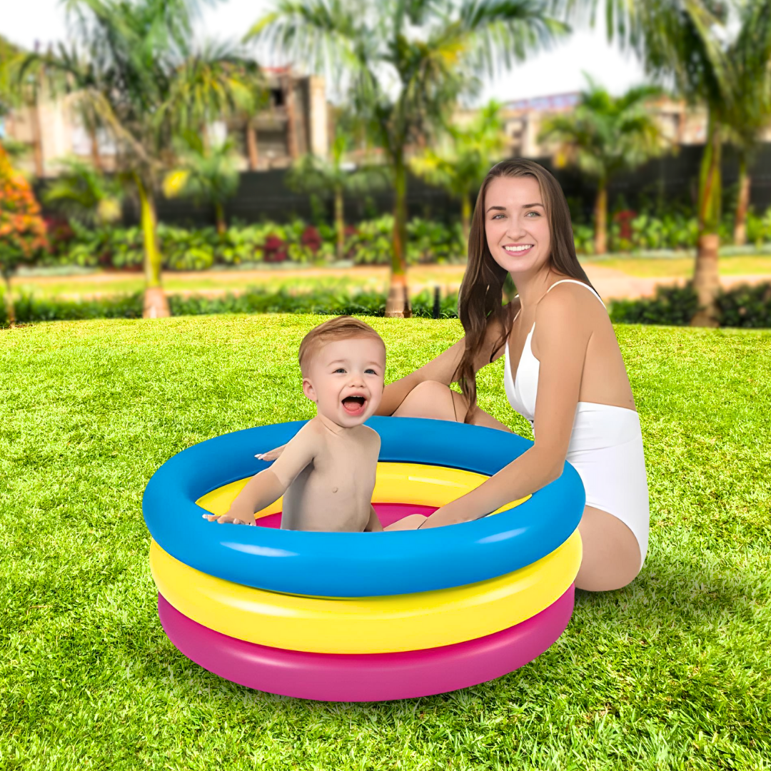 Piscina Inflavel 3 Aneis 88L - WS10086-1