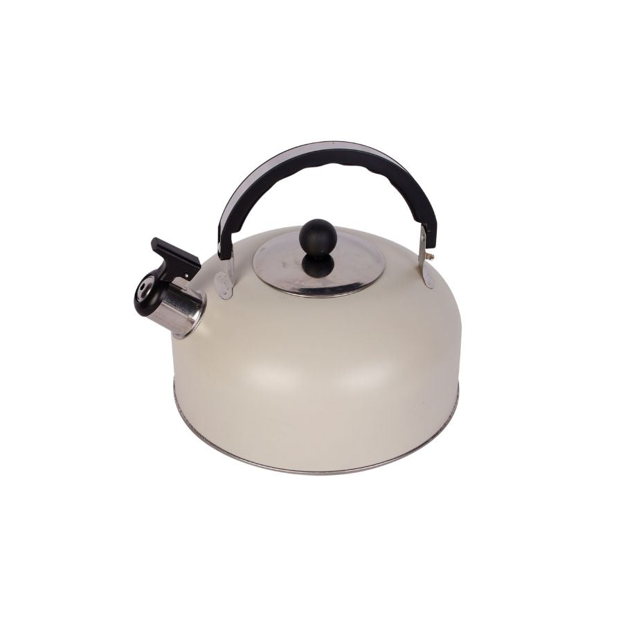 Chaleira Apito Inox Off White Matte 2,5L - WX12583