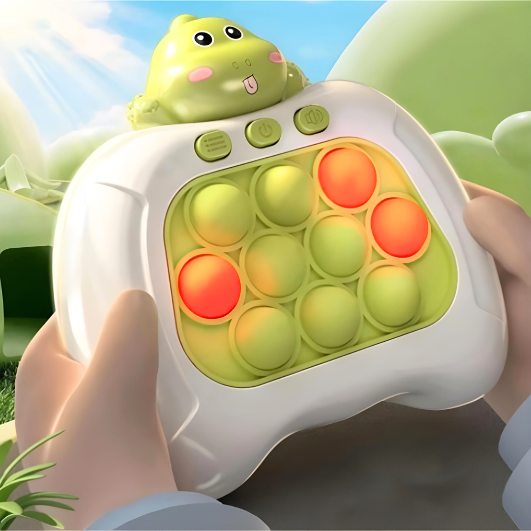 Pop-it Brinquedo Eletrônico Anti Stress Som Luz Dinossauro
