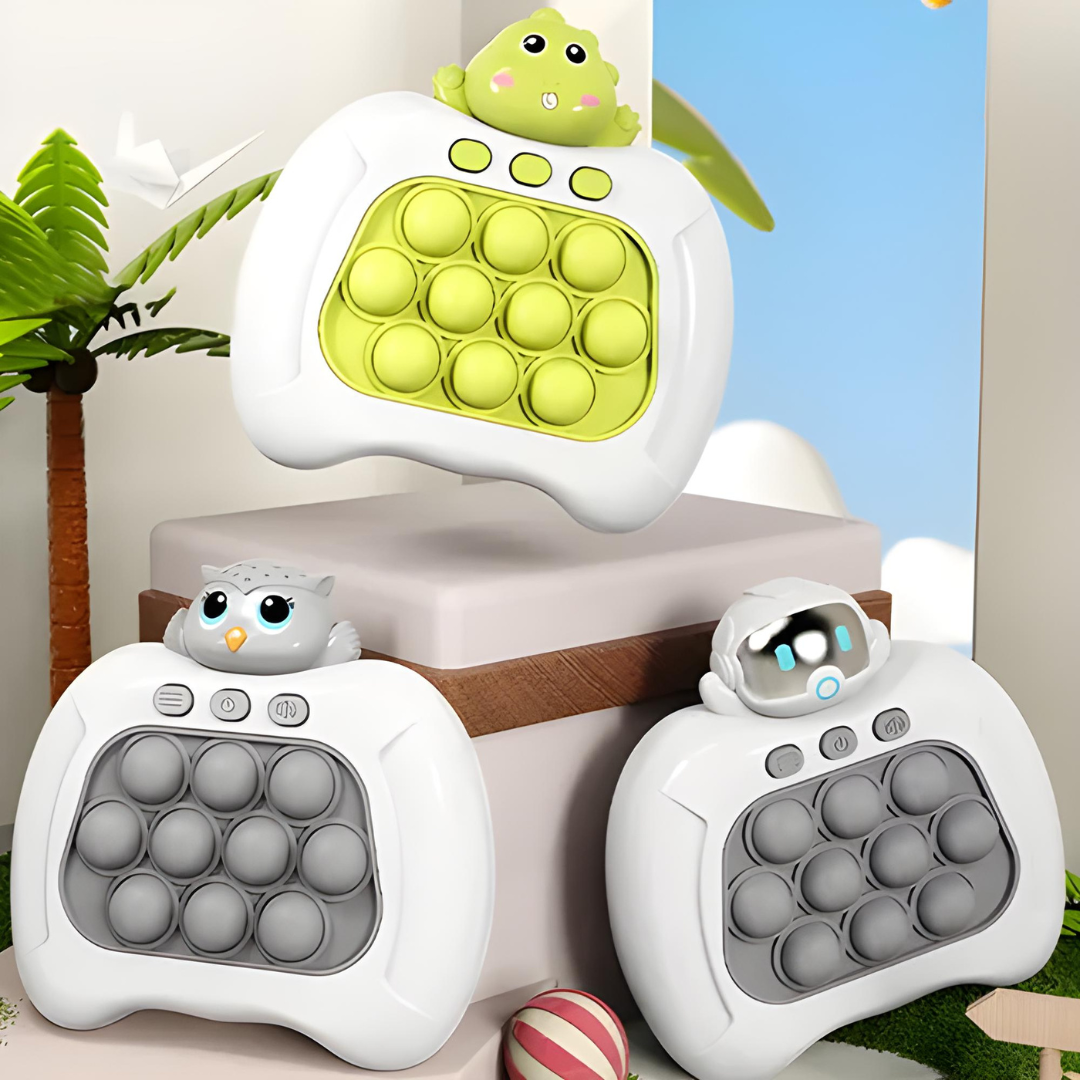 Pop-it Brinquedo Eletrônico Anti Stress Som Luz Dinossauro