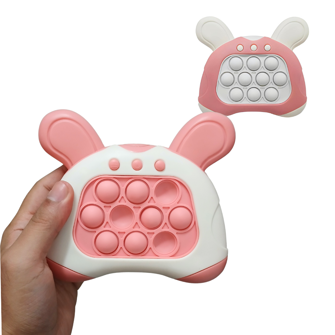Pop-it Brinquedo Eletrônico Anti Stress Som Luz Coelhinho