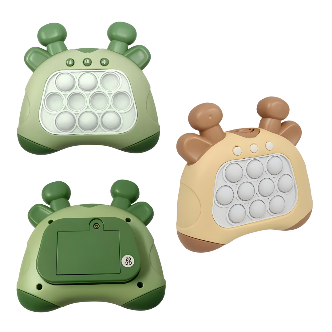 Pop-it Brinquedo Eletrônico Anti Stress com Som e Luz Girafa