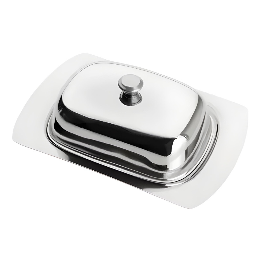 Manteigueira De Inox Com Tampa - WX4420