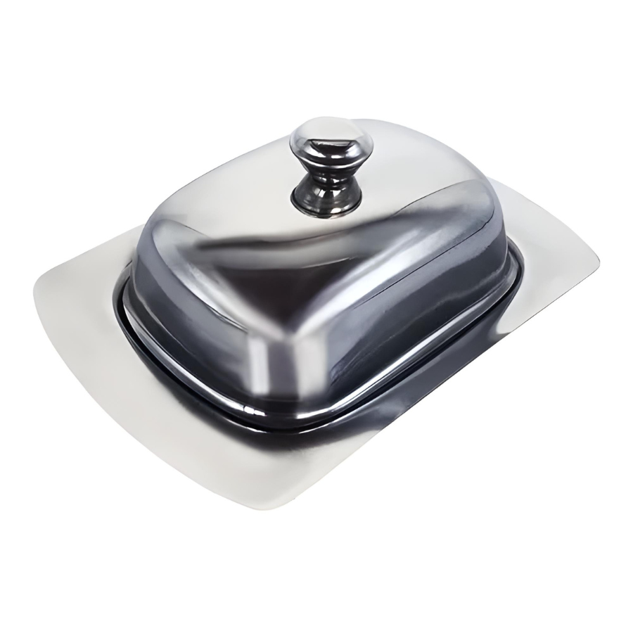 Manteigueira De Inox Com Tampa - WX4420