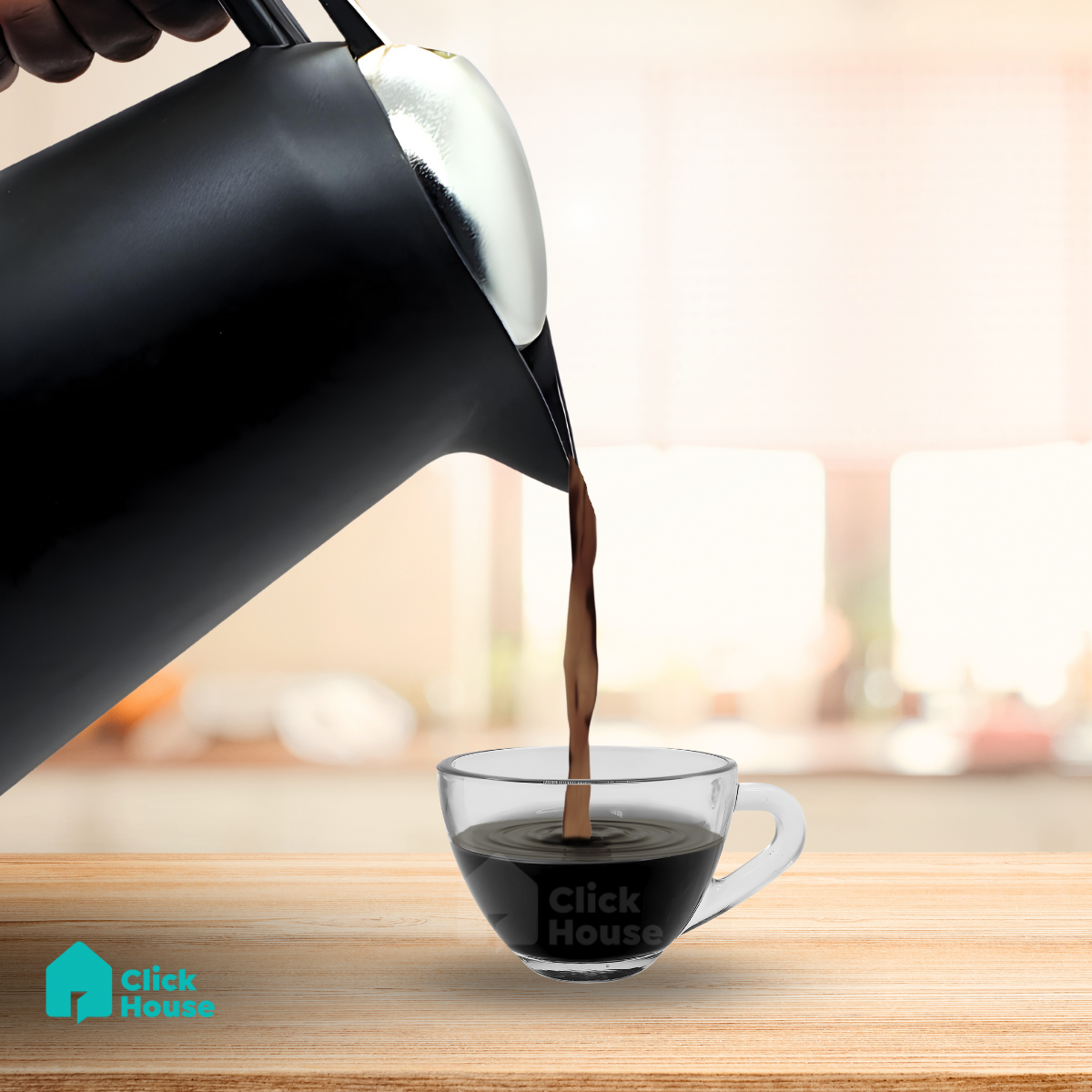 Xicara Vidro Transparente Café Chá Cappuccino Alça 90ml 2 Pç