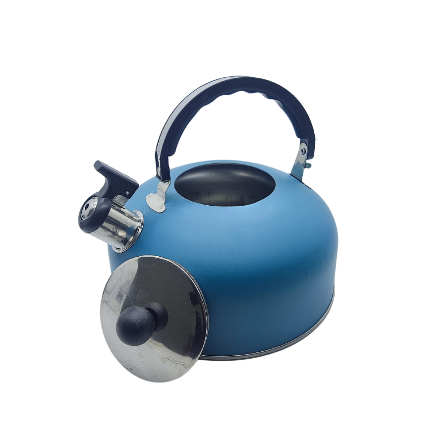 Chaleira Apito Inox Azul Matte 2,5L - WX12584