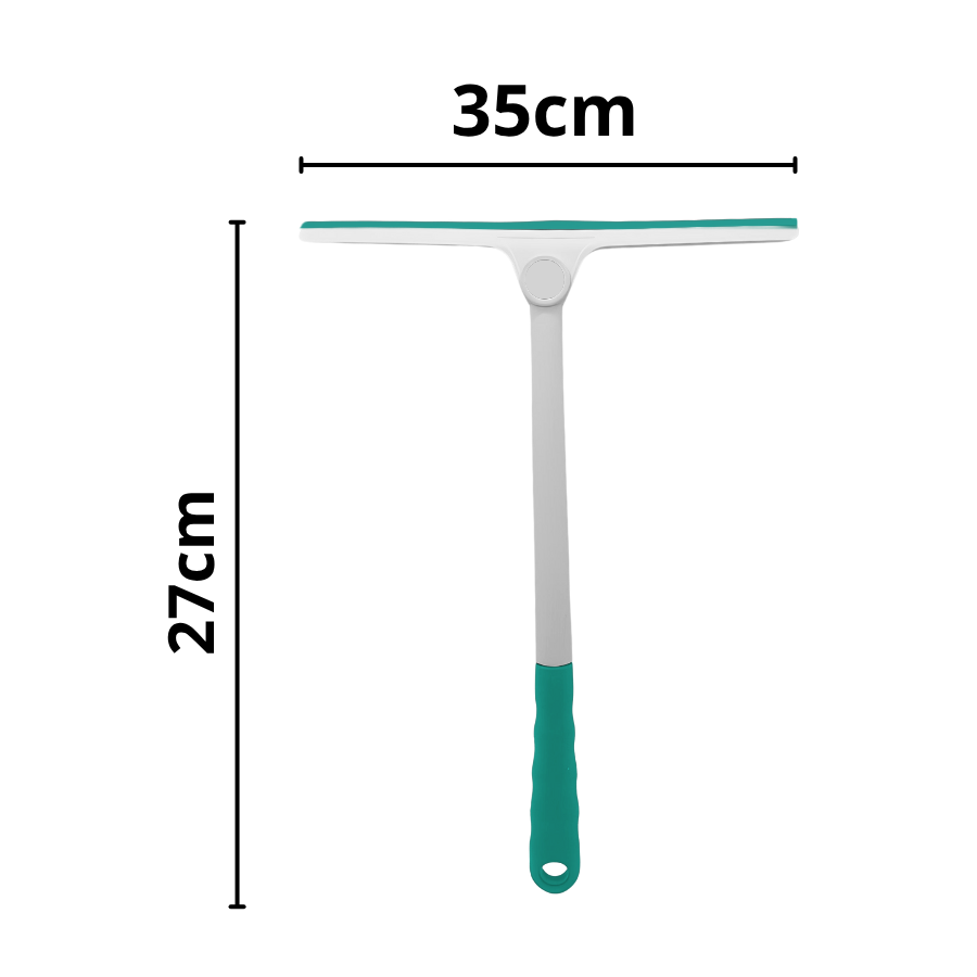 Rodo Limpa Vidro Articulavel Azul 35cm - WX10847