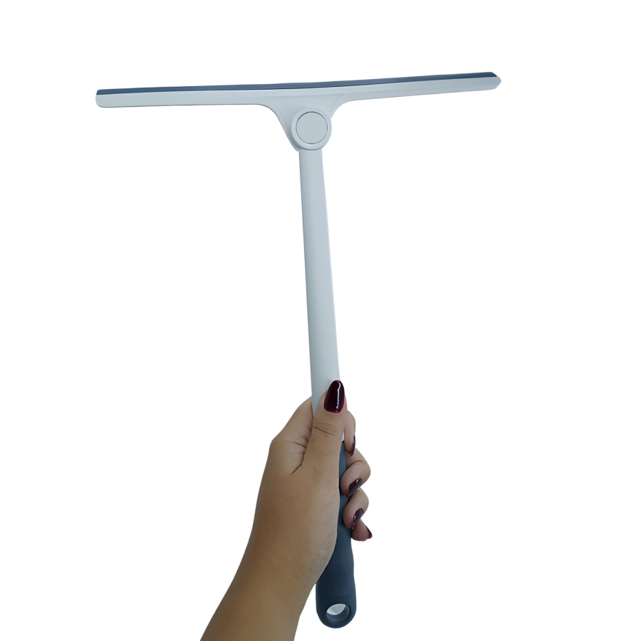 Rodo Limpa Vidro Articulavel Cinza 35cm - WX10847