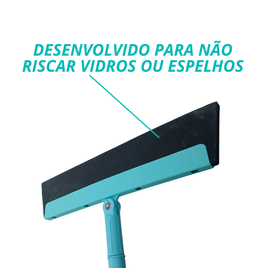 Rodo Limpa Vidro Cabo Extensivel 1M Inox - WX10870