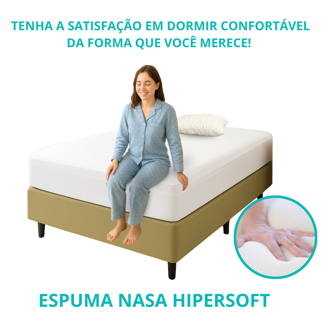 Pillow Top Espuma Soft  Click House Casal Viuva128X188 - 88873/10