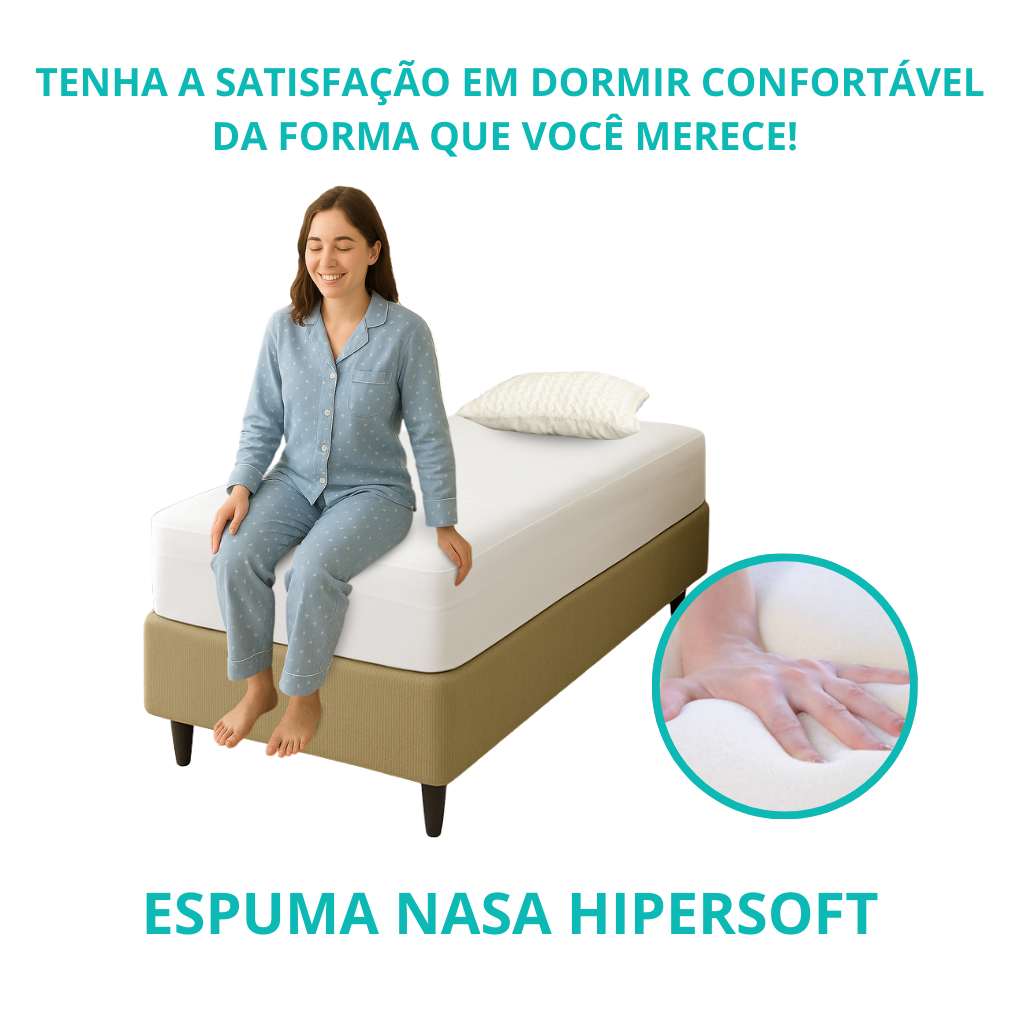 Pillow Top Espuma Soft  Click House Solteirao Viuva 96x203 - 88872/10