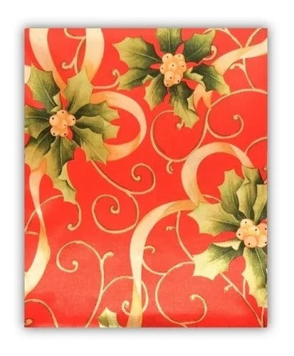 Toalha De Mesa Estampado Decoração De Natal 140x180 Cm