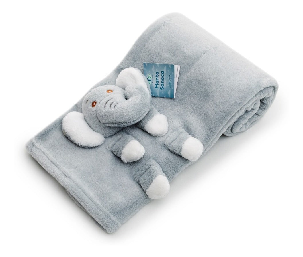 Manta Soft Loani Para Bebê Anti Alérgico Soneca