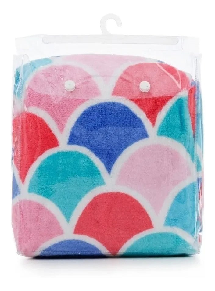 Cobertor Macio Cauda De Sereia Manta Soft Infantil Rosa