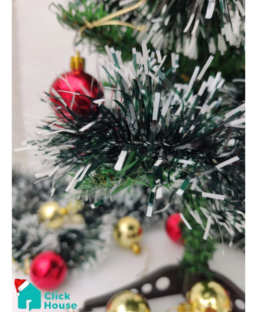 Arvore De Natal 120 Cm 110 Galhos + 38 Brindes Decorativos