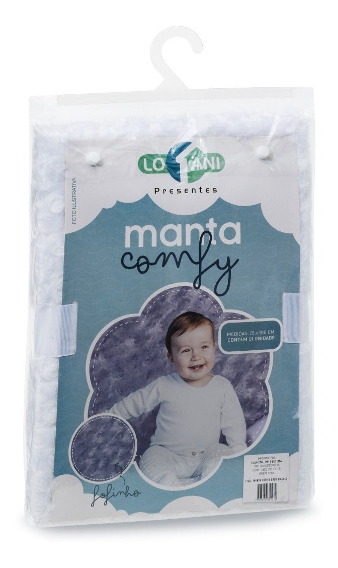 Cobertor Manta Para Bebe Comfy Fofinho Para Menino E Menina