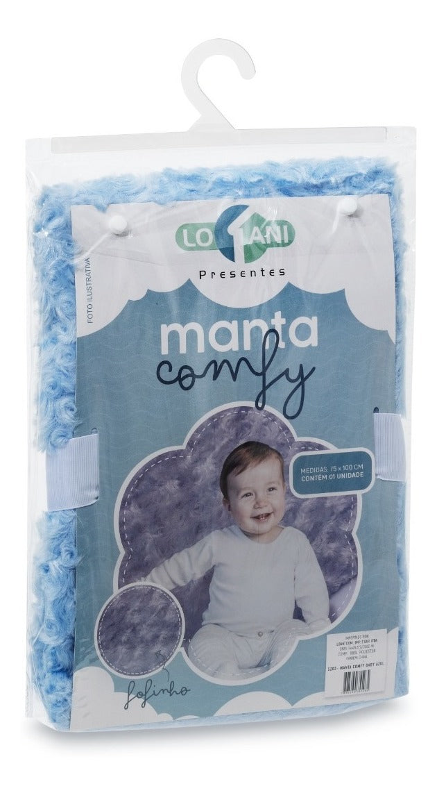 Cobertor Manta Para Bebe Comfy Fofinho Para Menino E Menina