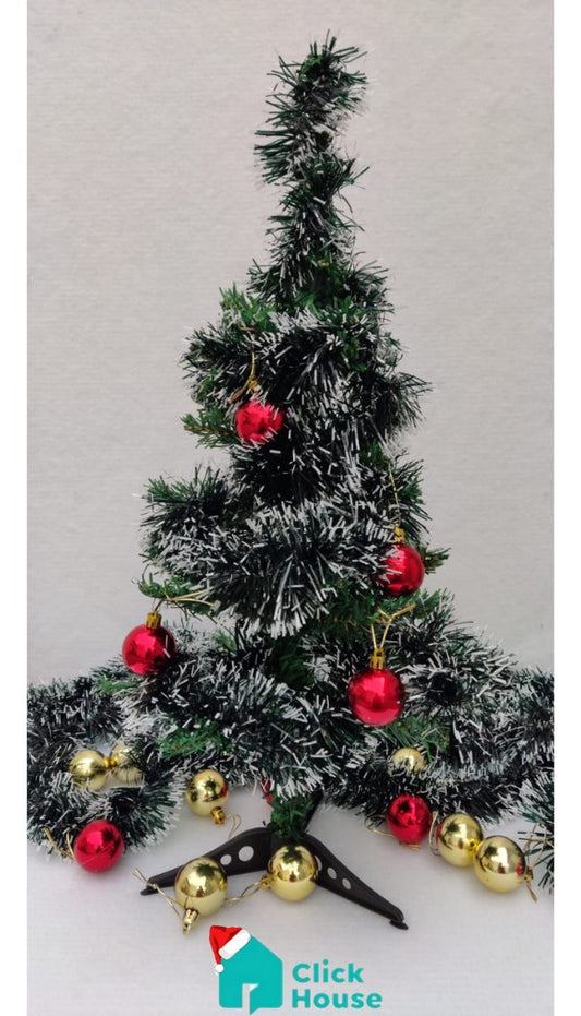 Arvore De Natal 120 Cm 110 Galhos + 38 Brindes Decorativos