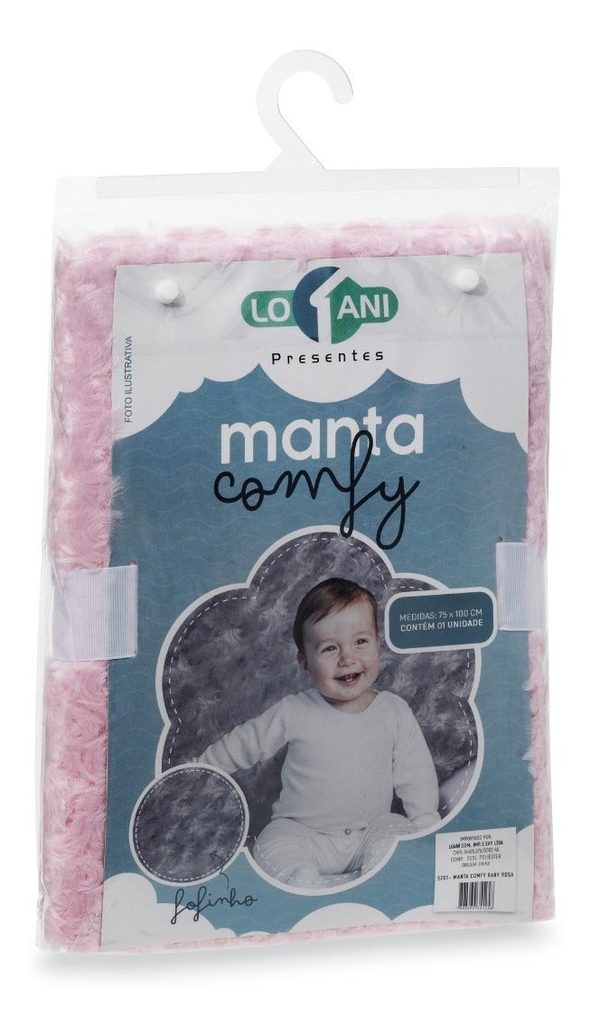Cobertor Manta Para Bebe Comfy Fofinho Para Menino E Menina
