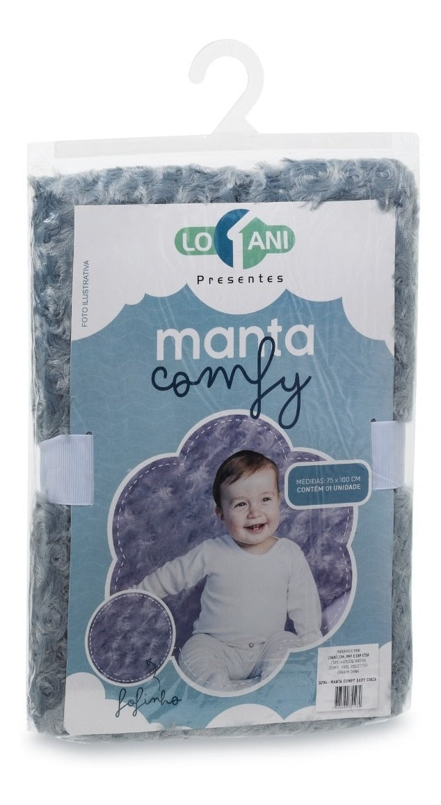 Cobertor Manta Para Bebe Comfy Fofinho Para Menino E Menina