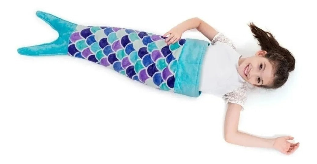 Cobertor Macio Cauda De Sereia Manta Soft Infantil Rosa