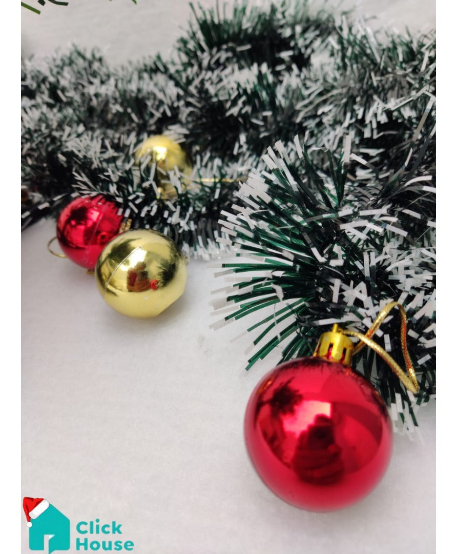 Arvore De Natal Nevada 120 Cm + 26 Brindes Decorativos