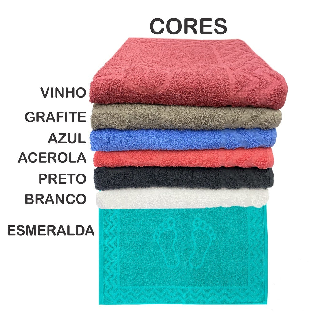 Toalha De Piso Chevron Marcotex 50x60cm