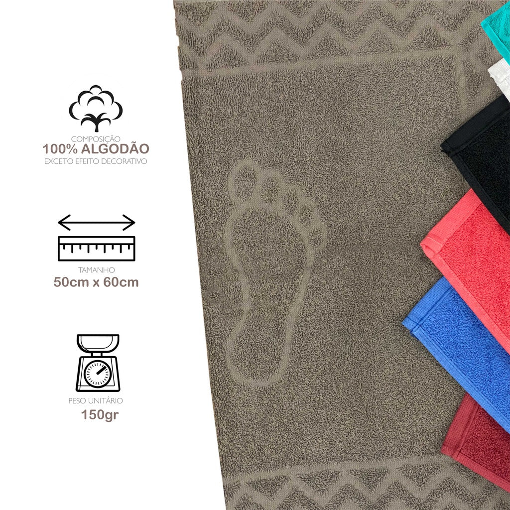 Toalha De Piso Chevron Marcotex 50x60cm