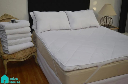 Protetor Colchão Pillow Top 100% Algodão Queen Click House