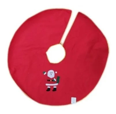 Saia Para Base De Arvore De Natal Papai Noel 90 Cm