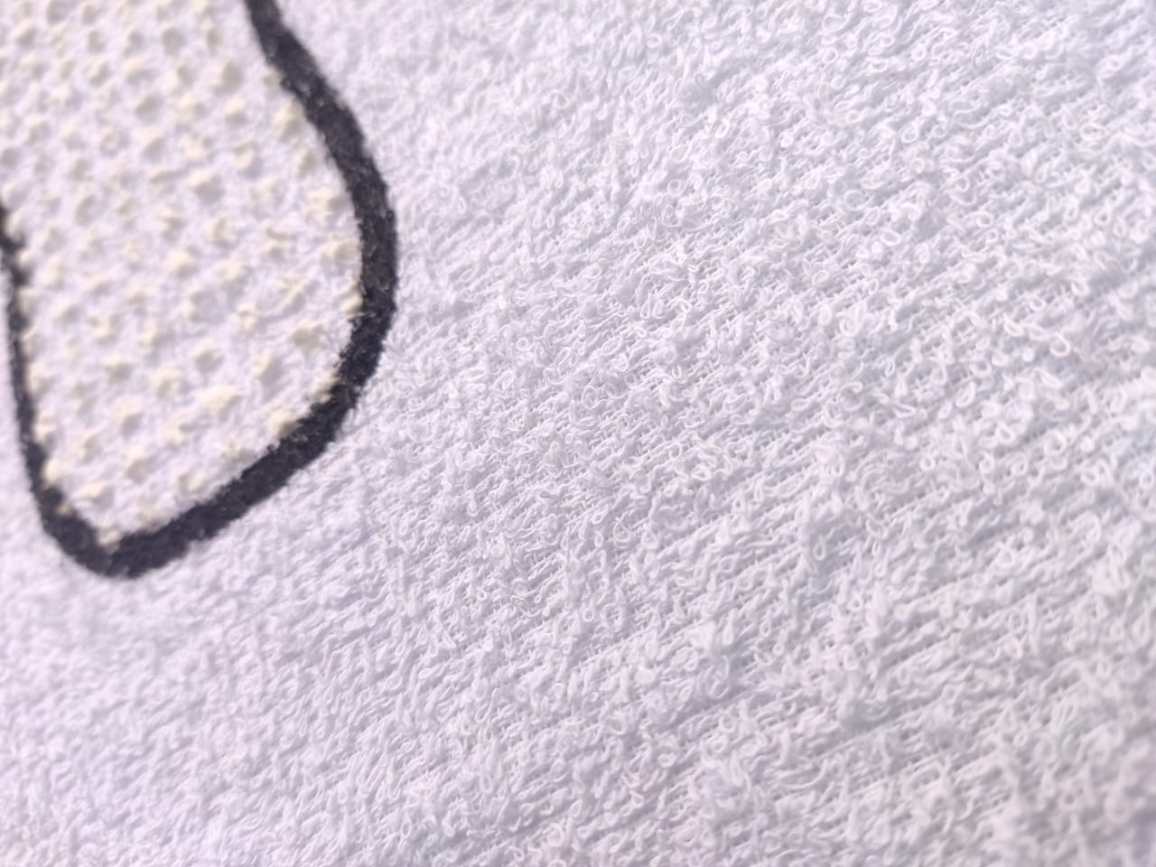 Toalha De Piso Plus C/ Puff Pezinhos Antiderrapante 60x44cm